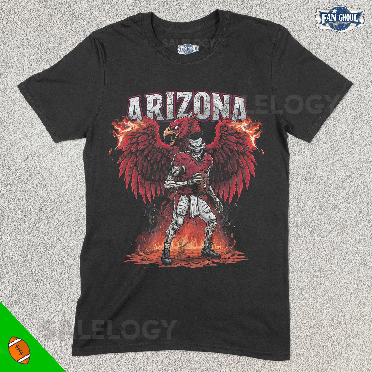 Arizona Football Shirt American Team Sports Tee US Sports Clothing Football Fan Gift Football Lover Apparel Vintage Football Cardinal_74