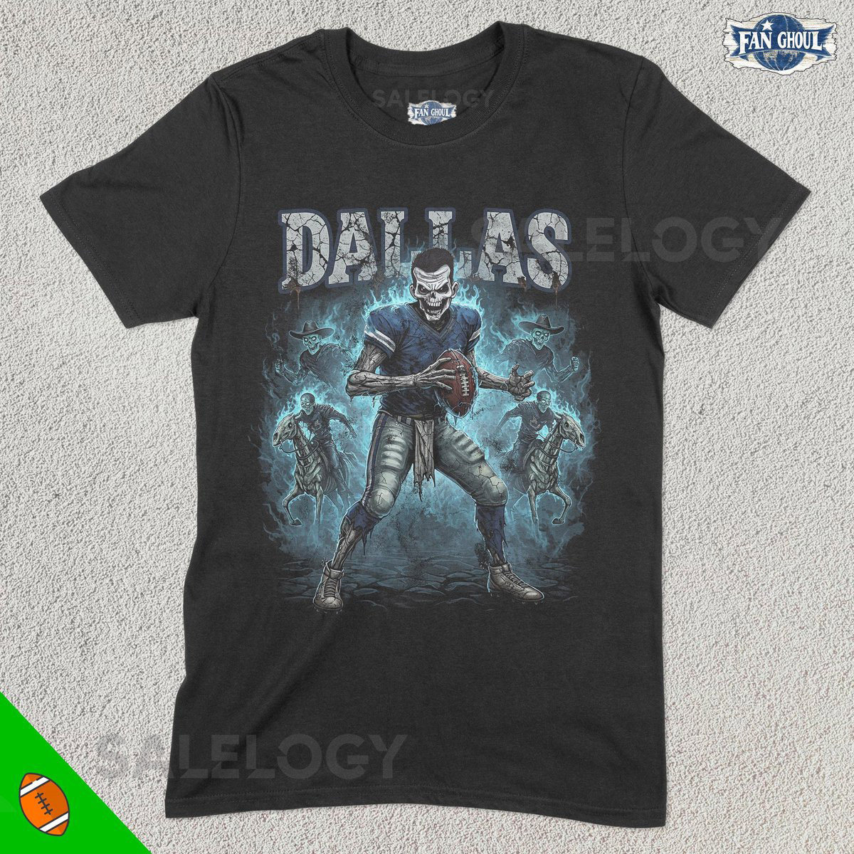 Dallas Football Shirt American Team Sports Tee US Sports Clothing Football Fan Gift Football Apparel Vintage Football Merch Cowboy_225