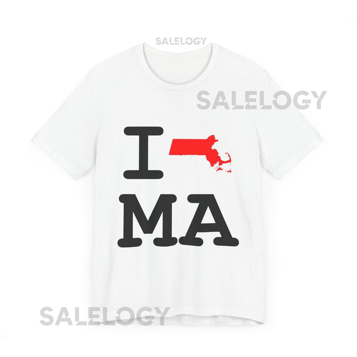 I Love MA - Massachusetts State Icon Tee_341