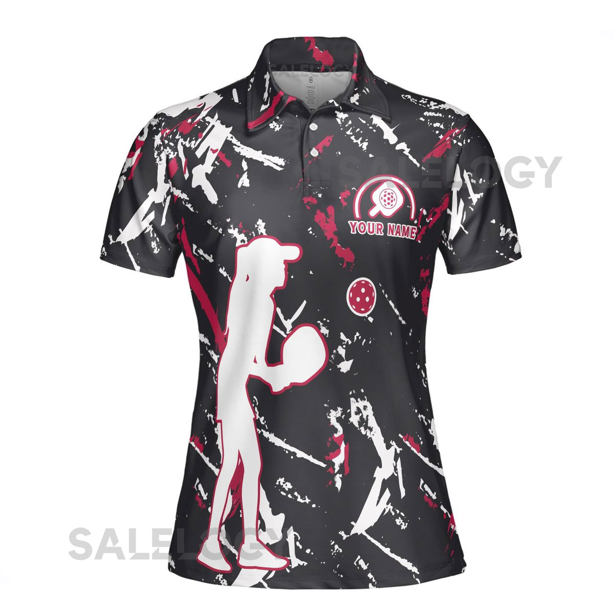 Custom Name Lady Play Pickleball Women39s Polo Shirt S-5XL_116