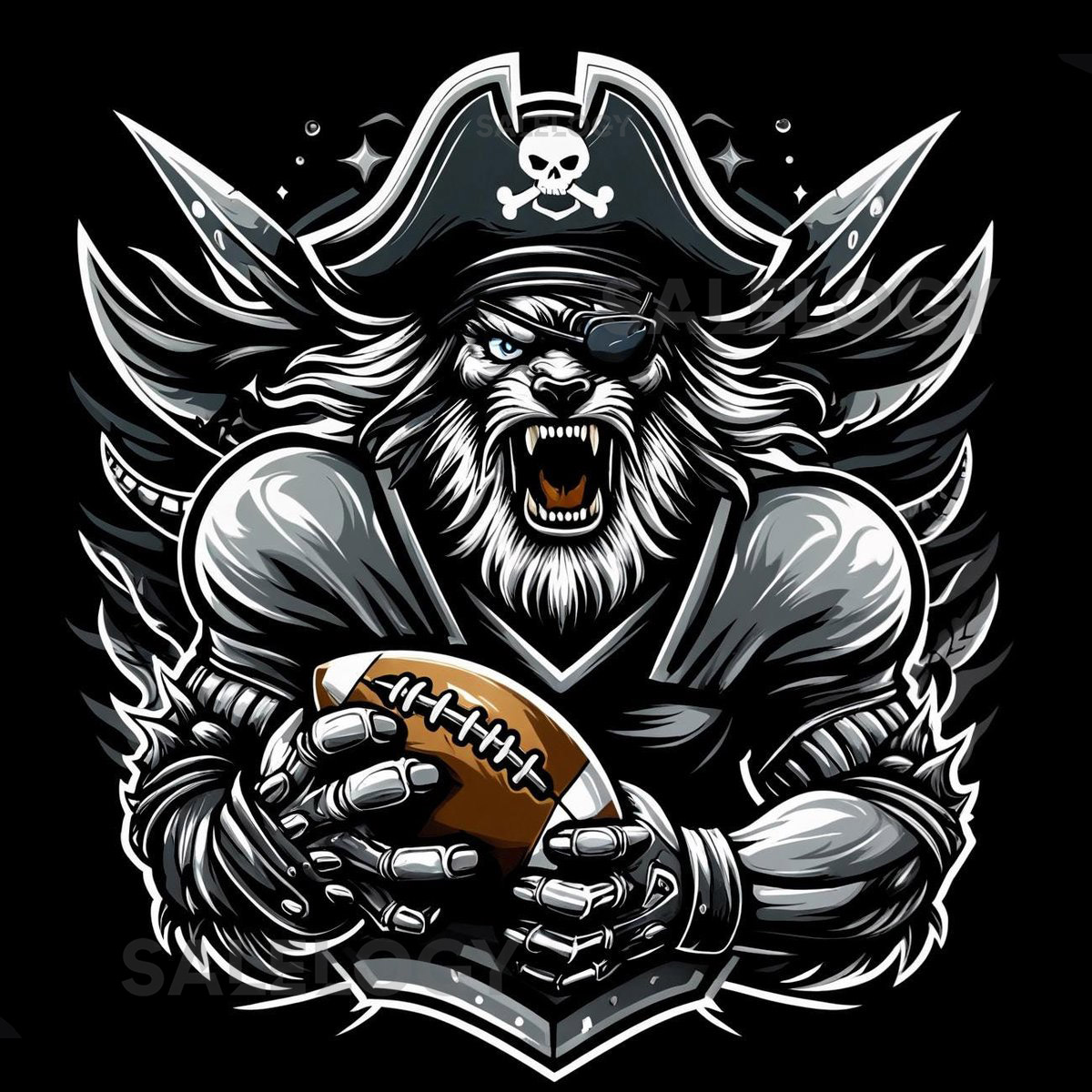 Las Vegas Raiders Football T-Shirt - Design 3_482