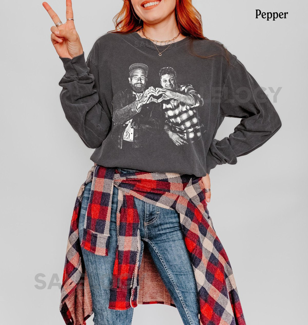 Mahomes Kelce BFF Long Sleeve Tshirt For Chiefs Fan KC Heart Shirt Love Chiefs Long Sleeve Tee For Swiftie Shirt For Best Friends_610