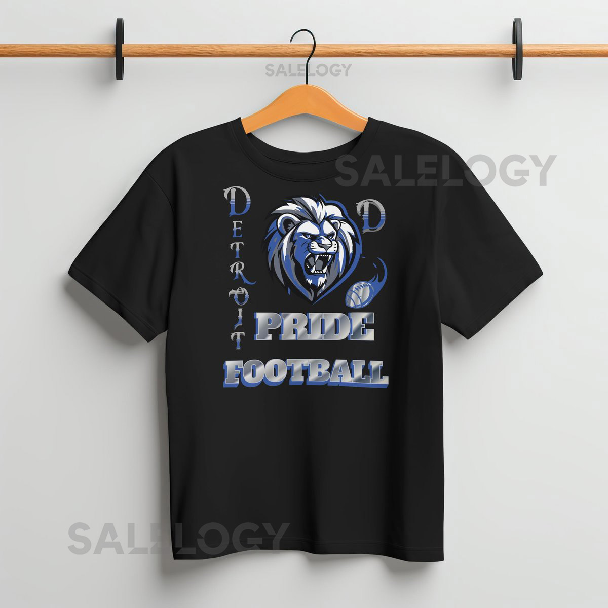 Detroit Football Pride T-shirt Gift_121