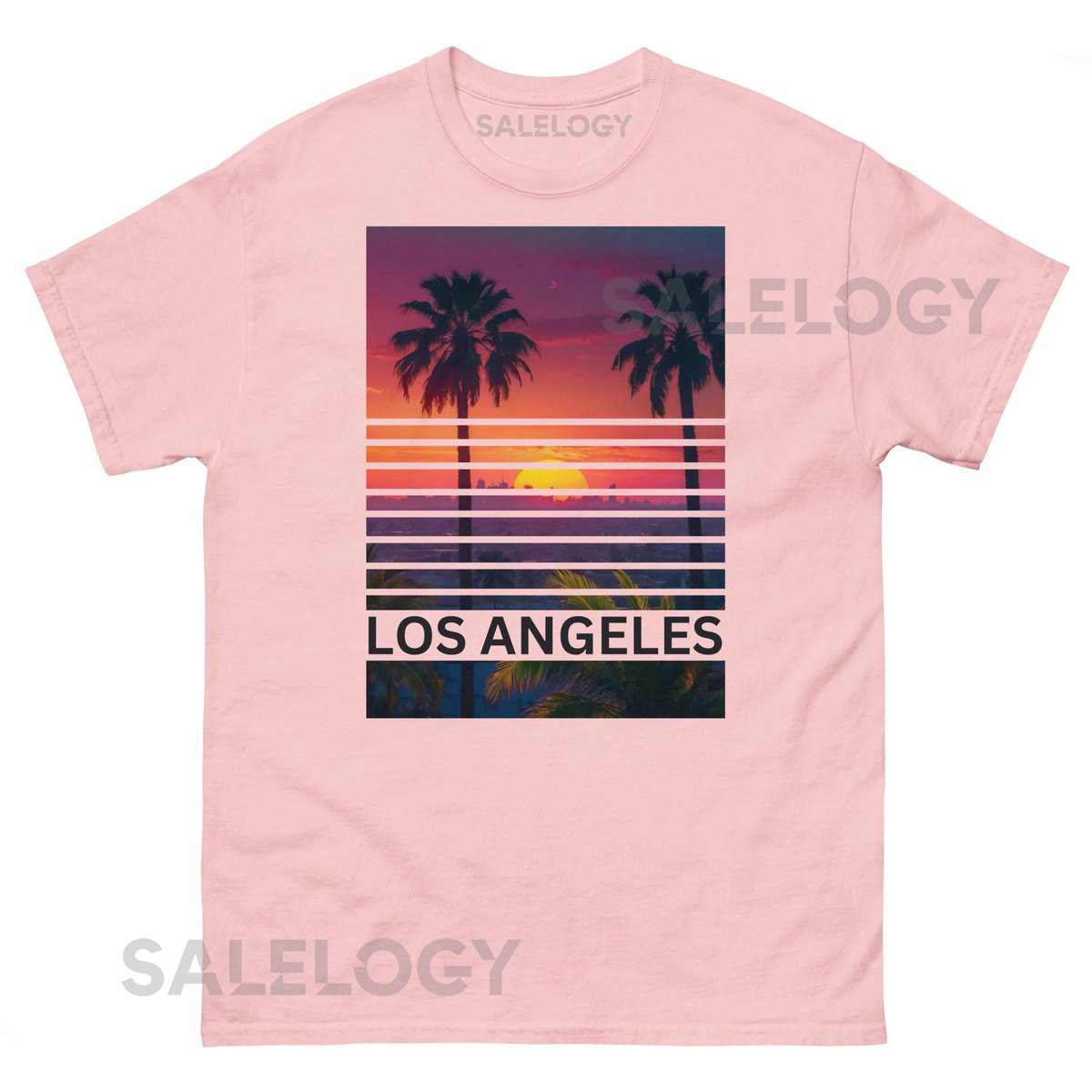 Los Angeles Inspired Blinds Women's Relaxed T-Shirt - Celebrate the Vibrant Spirit of the City of Angels Black_289