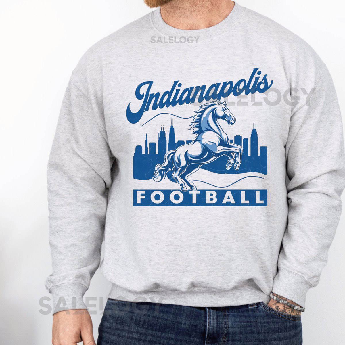 Indianapolis Football Sweatshirt - Unisex Football Crewneck for Colts Fans - Colts Sweatshirt - Mens Sweatshirt - Womens Swea_520