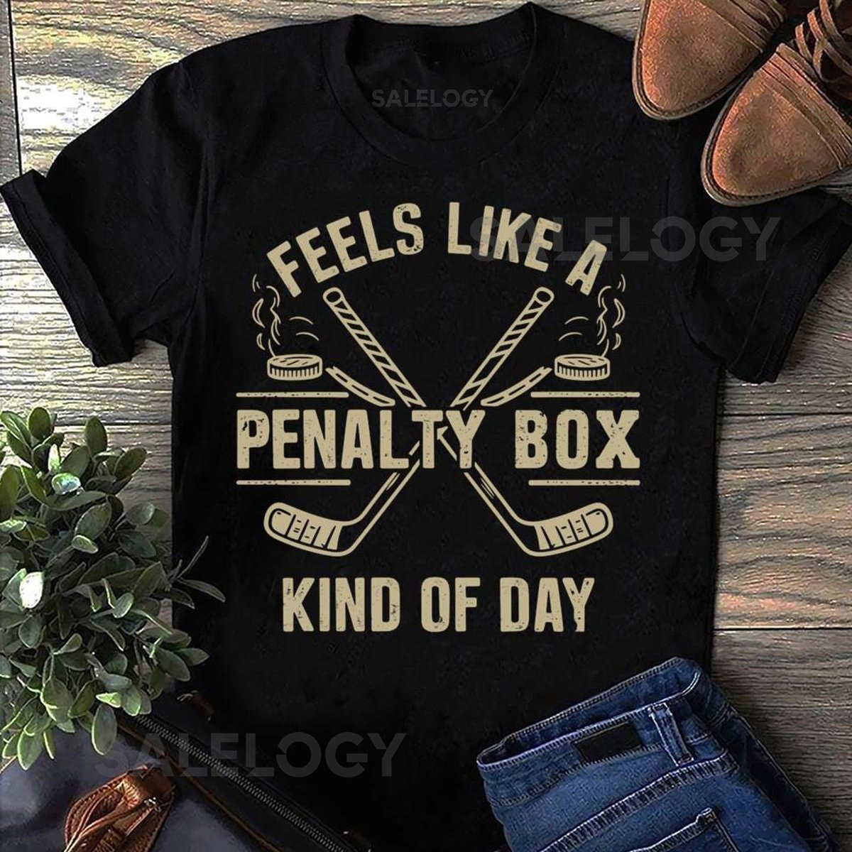 Funny Hockey Penalty Box Hoodie   Hockey Lover Gift_171