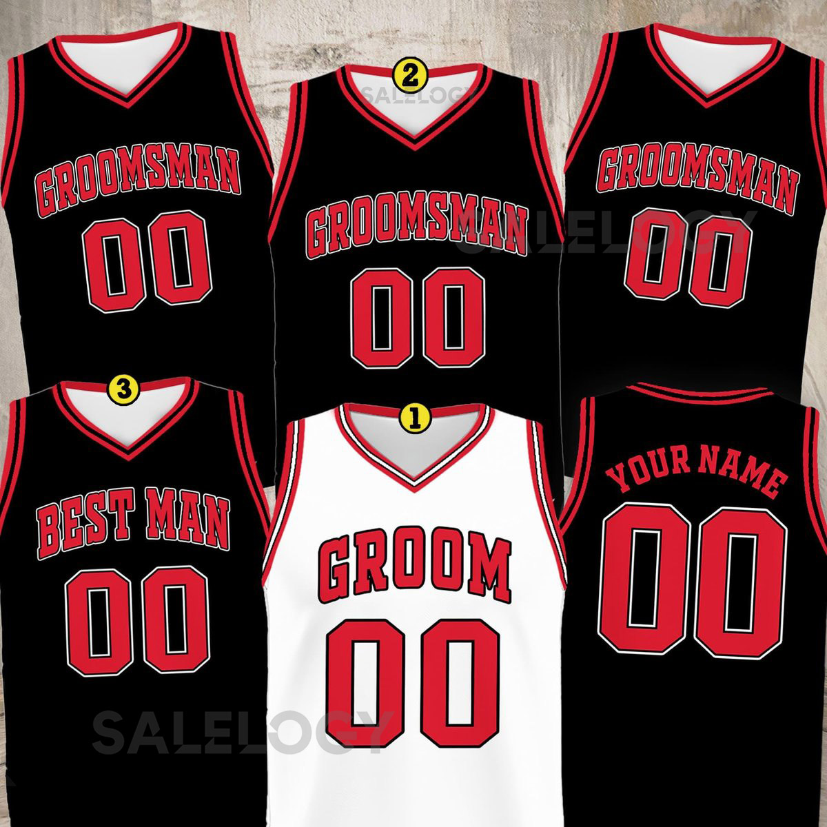 Custom Groom Groomsmen Basketball Jersey Personalized Best Man Jersey Basketball Jersey For Engagement Wedding Bachelor Party Jersey_177