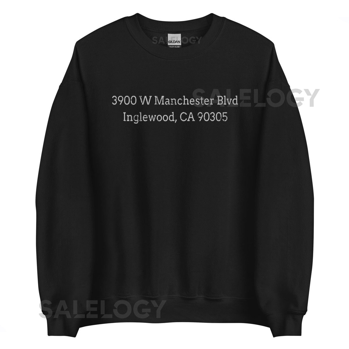 Vintage The Forum Address Crewneck Sweatshirt Los Angeles Hockey_128
