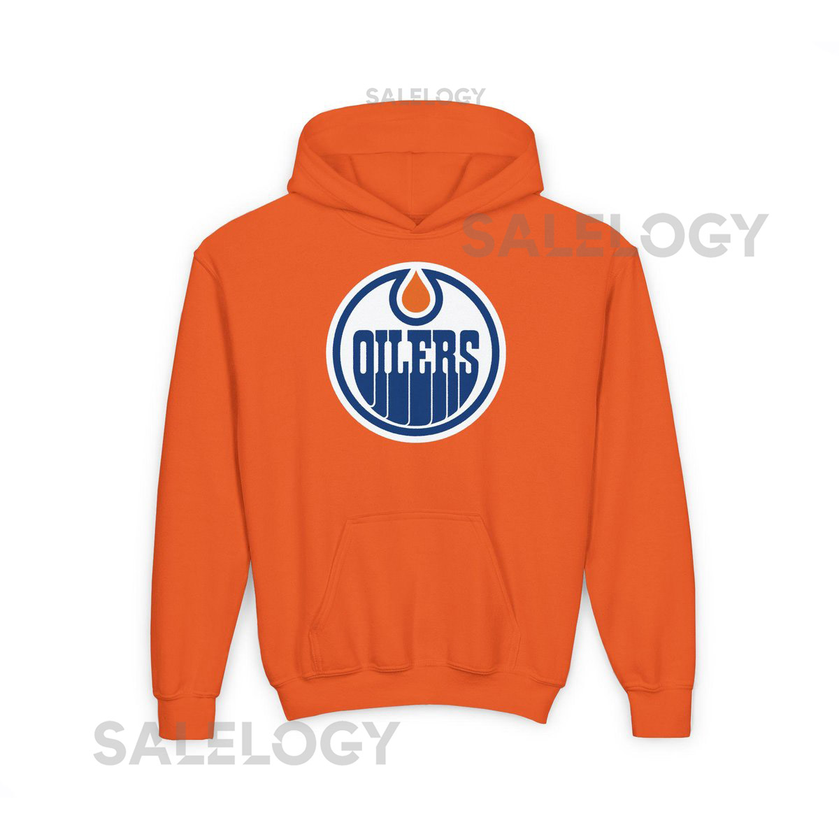 Edmonton Oilers Hockey Youth Heavy Blend Hooded Sweatshirt_55