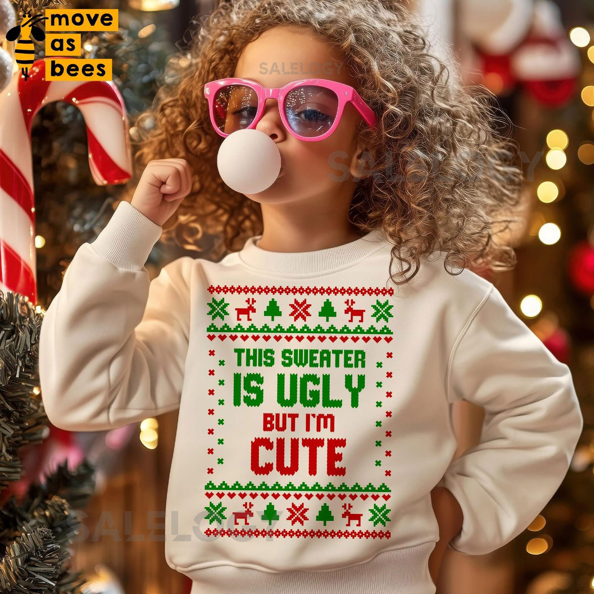 This Sweater Is Ugly But I'm Cute Svg Png Funny Ugly Christmas Sweater Svg Christmas Shirt Svg Mom Dad Cricut Sublimation