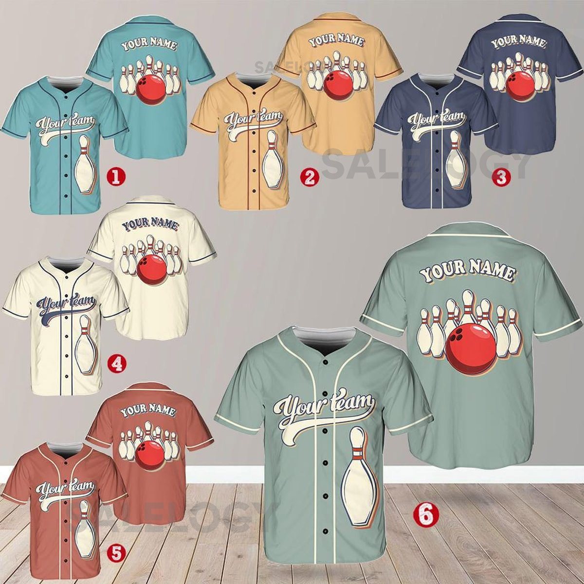 Personalized Bowling Team Baseball Jersey Custom Name Team Bowling Jersey Uniform For Bowling Team Bowling Lovers_33