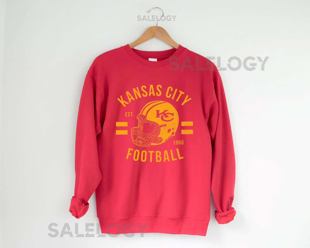 Vintage KC Chiefs Sweater Kansas City Chiefs Sweatshirt Kansas City Chiefs Shirt Chiefs Crewneck Retro Chiefs Kansas City Football_132