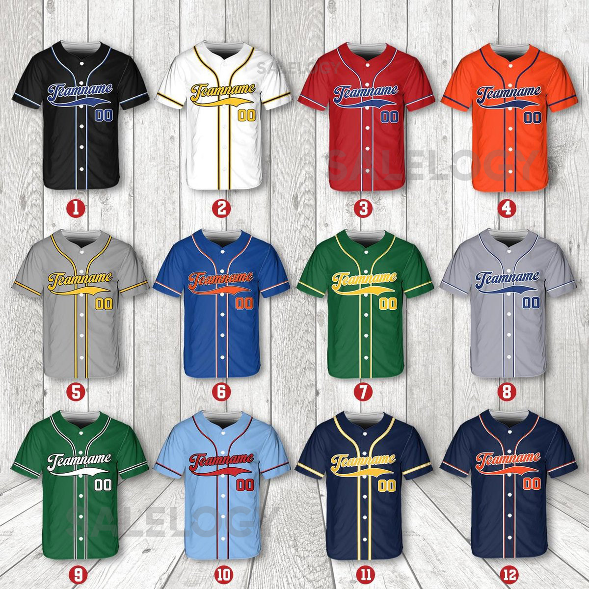 Personalized Team Name And Number Baseball Jersey Custom Baseball Jersey Shirt Baseball Jersey Uniform For Baseball Fans Baseball Lovers_492