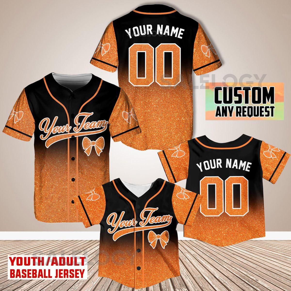 Personalized Team Name Number Baseball Jersey Custom Baseball Jersey Shirt Baseball Jersey Uniform Printed Glitter Not Glitter Fabric_655