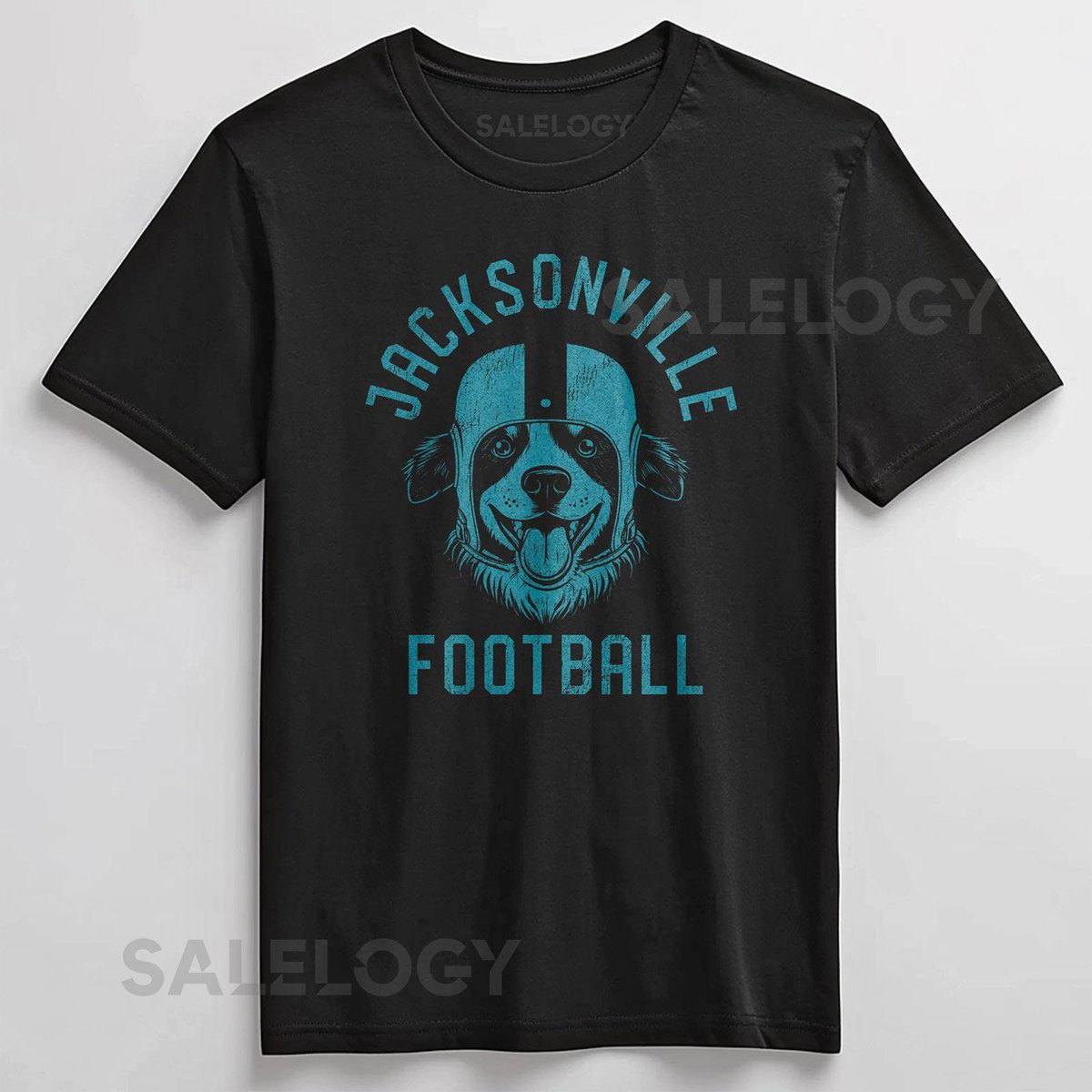 Jacksonville Football Australian Shepherd T-Shirt Dog Lover Gift for Jacksonville Jaguar_578
