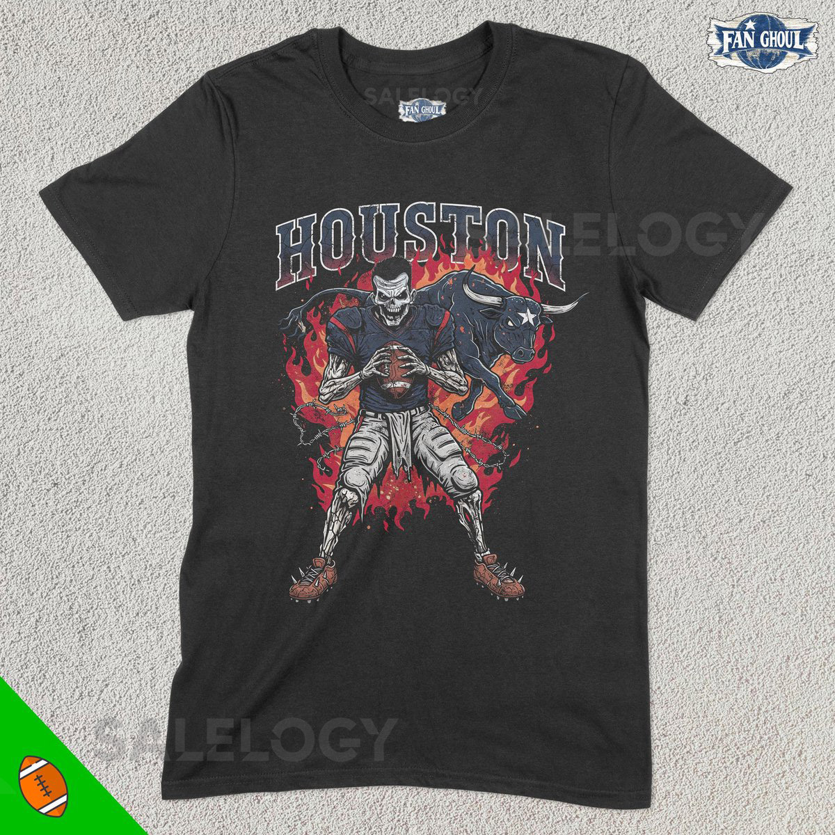 Houston Football Shirt American Team Sports Tee US Sports Clothing Football Fan Gift Football Lover Apparel Vintage_240