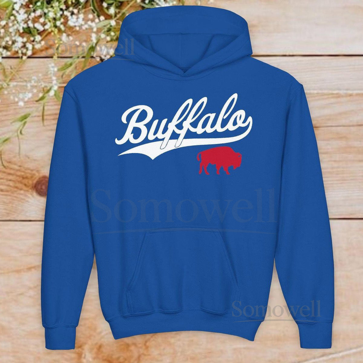 Kids Buffalo Bills Hoodie Youth Football Fan Sweatshirt_736