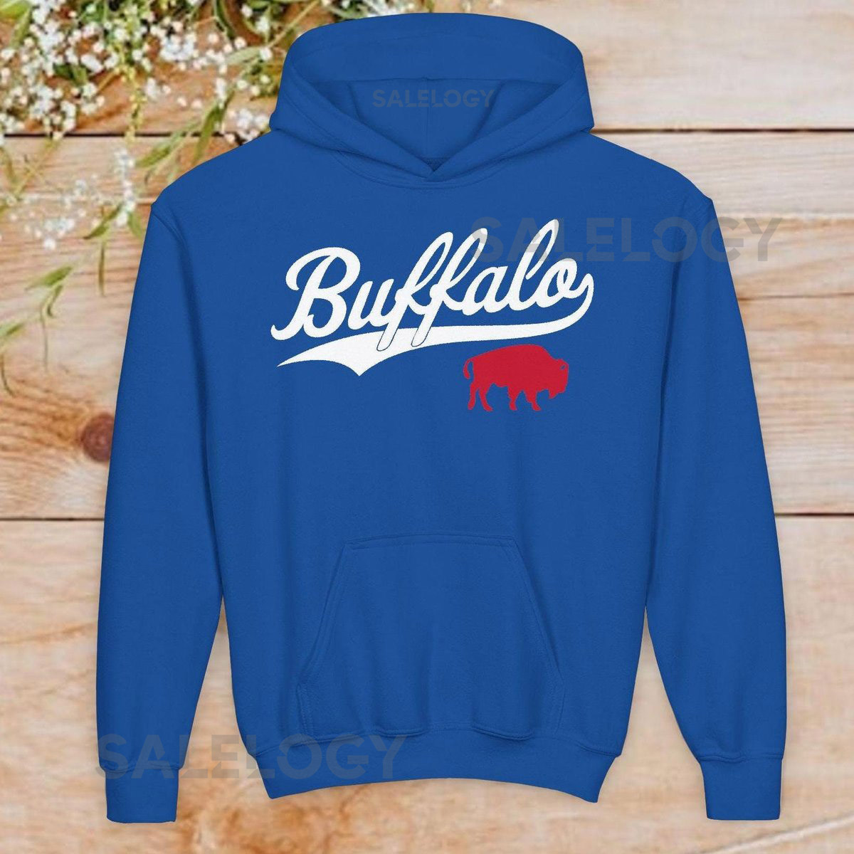 Kids Buffalo Bills Hoodie Youth Football Fan Sweatshirt_736