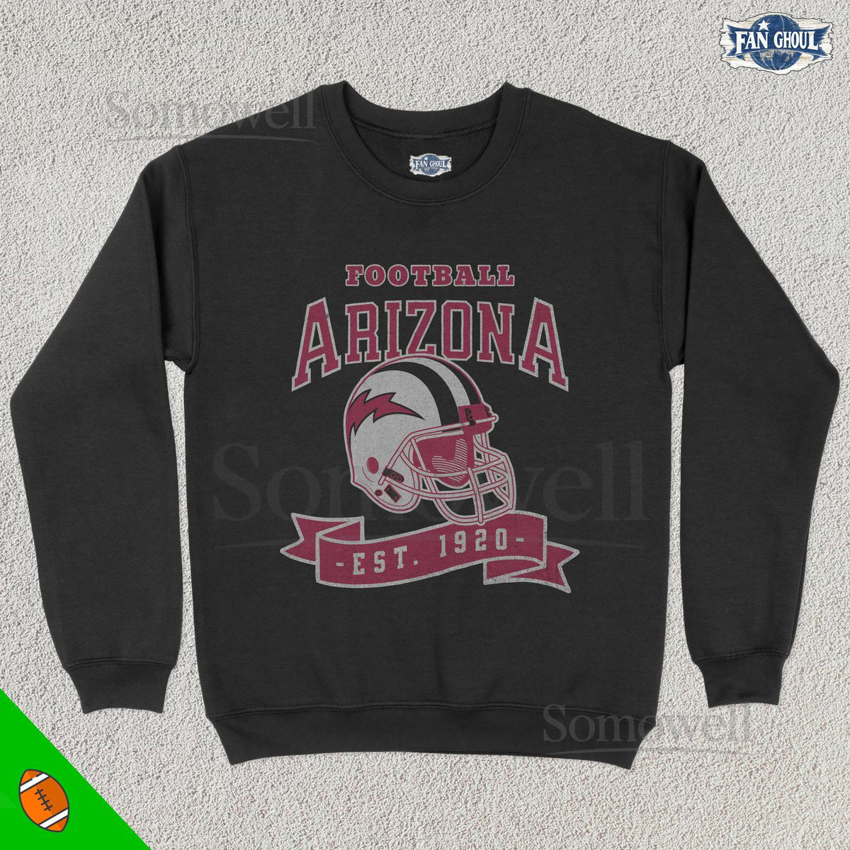 Vintage Arizona Football Crewneck American Sports Sweatshirt US Sports Clothing Football Fan Gift Football Lover Apparel Vintage Crew_968