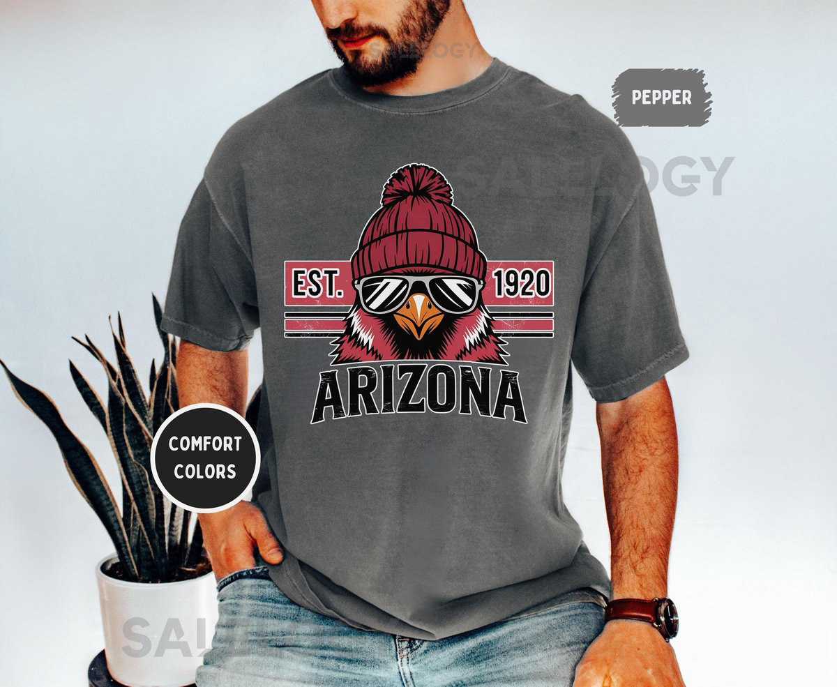 Arizona Football Comfort Colors Shirt Vintage Sports Tee Game Day Apparel Football Spirit Shirt Retro Football T-shirt_61