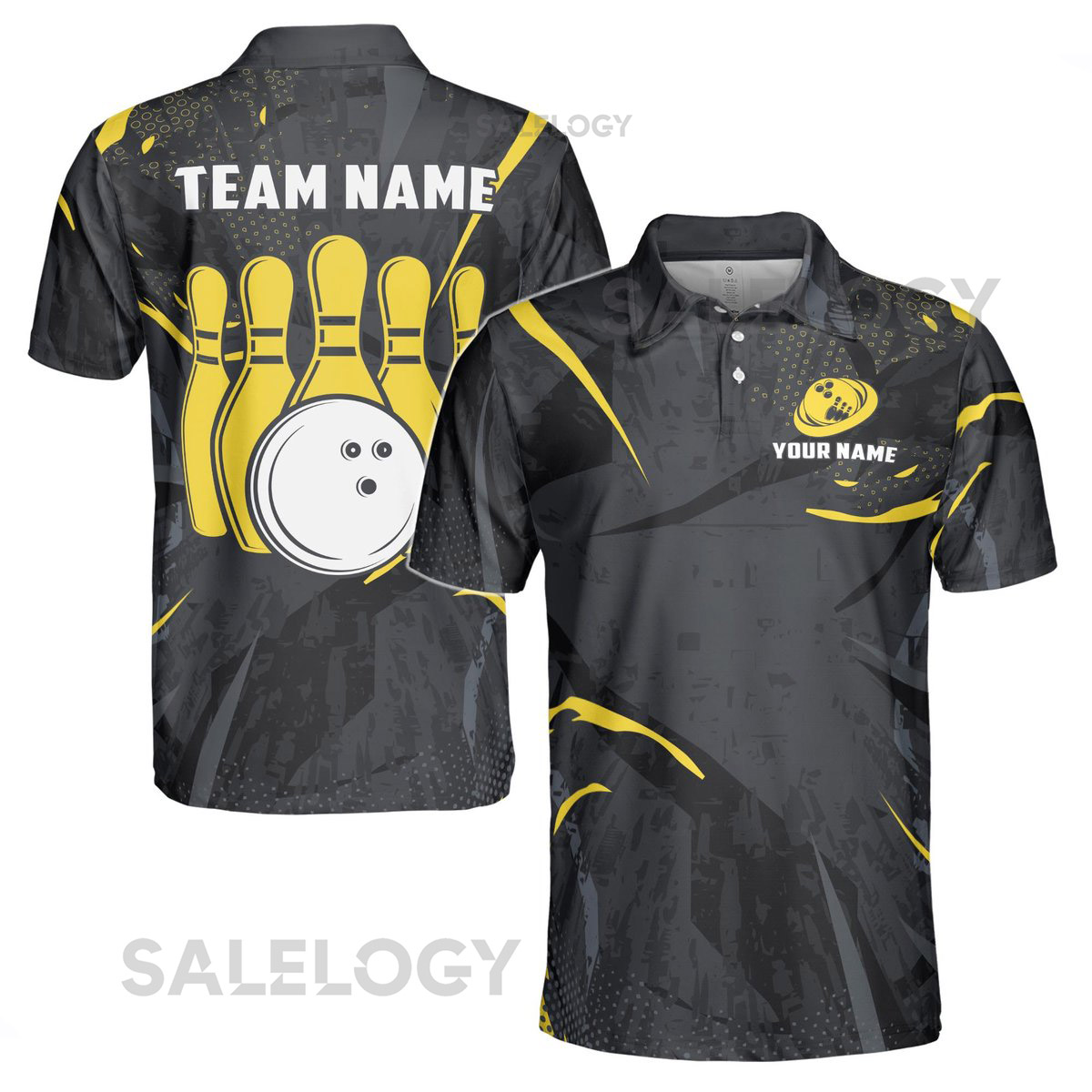 Custom Name Pickleball Paddle Ball Men39s Polo S-5XL_150