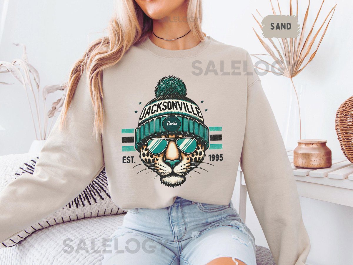 Jacksonville Football Team Sweatshirt Jacksonville Fan Gift Football Apparel Sports Lover Gift Team Spirit Clothing Football Fa_622