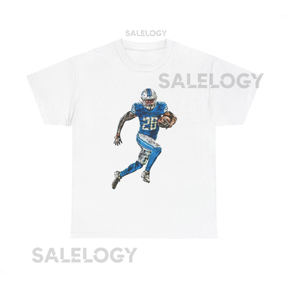 Jahmyr Gibbs Grit T-shirt Detroit Lions - Unisex Football Fan Apparel Game Day Shirt Lions Merchandise NFL Gift Idea_520