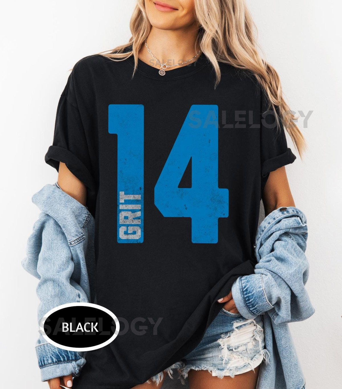 Vintage Detroit Lion Jersey Custom Grit Lions Shirt Retro Lions Shirt Detroit Football Goff Shirt St Brown Shirt Gibbs Shirt Teslaa Detroit_712