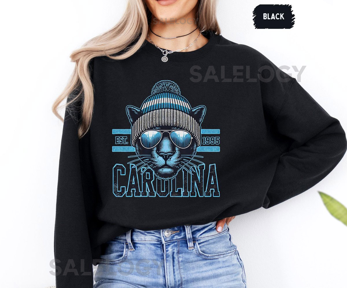 Carolina Football Sweatshirt Team Spirit Crewneck Game Day Apparel Sports Fan Gift Carolina Football Sweater_363
