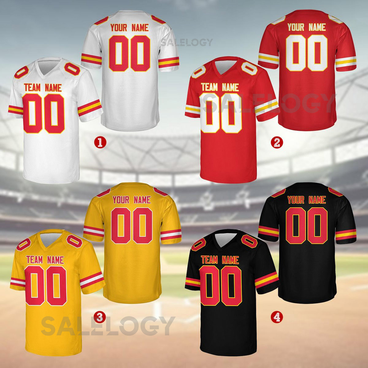 Personalized Team Name And Number Any Football Jersey Custom V-neck Short Sleeve Jersey Shirt Football Jersey For Football Fan Lover_25