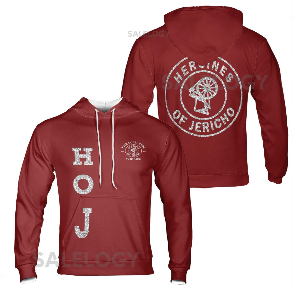 Custom Name Heroines of Jericho HOJ Hoodie S-5XL_31