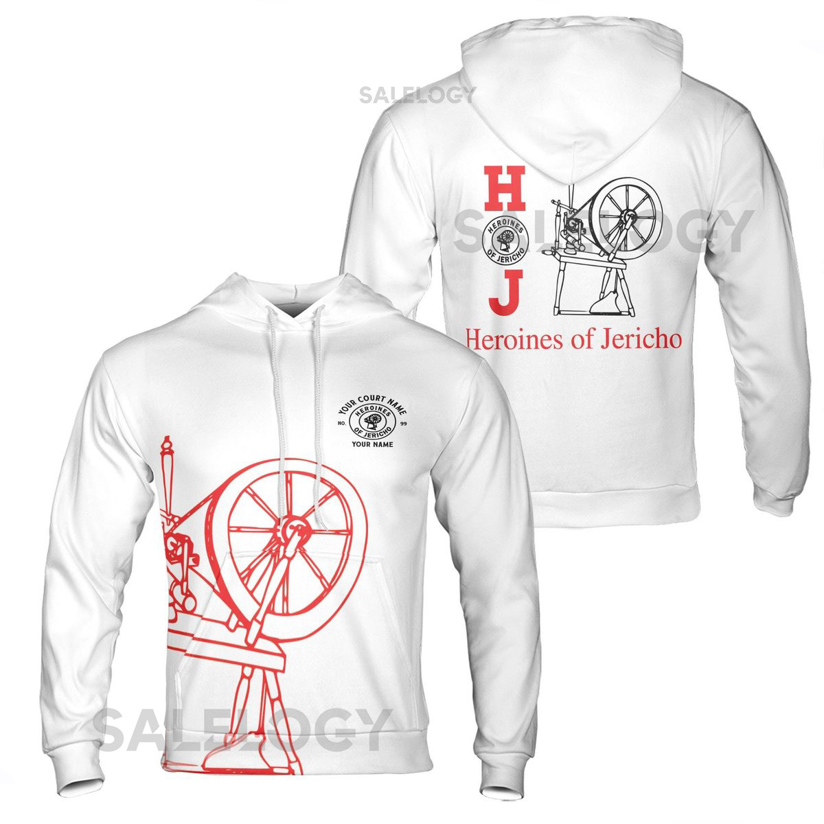 Customized Heroines of Jericho Proud To Be A Part Of HOJ Hoodie S-5XL_82