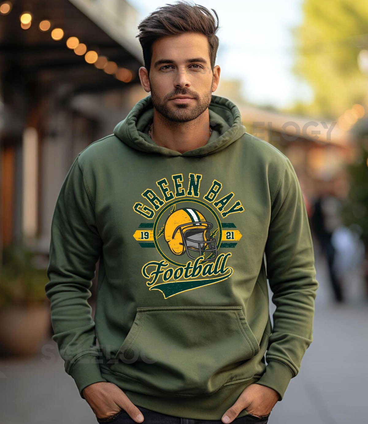 Green Bay Football Sweatshirt Vintage T-Shirt Retro Game Day Shirt_418