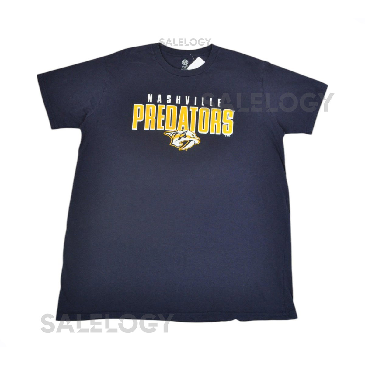 Vintage NHL Nashville Predators T Shirt Navy XL_750
