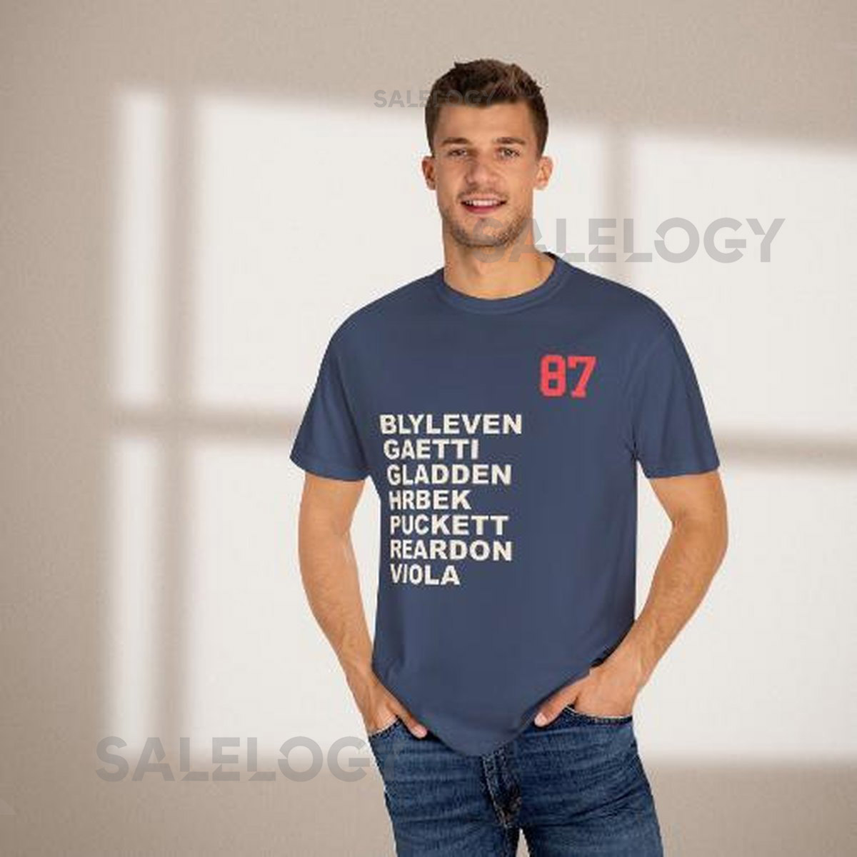 1987 Minnesota Twins Baseball Champions Unisex Jersey Short Sleeve Tee_5