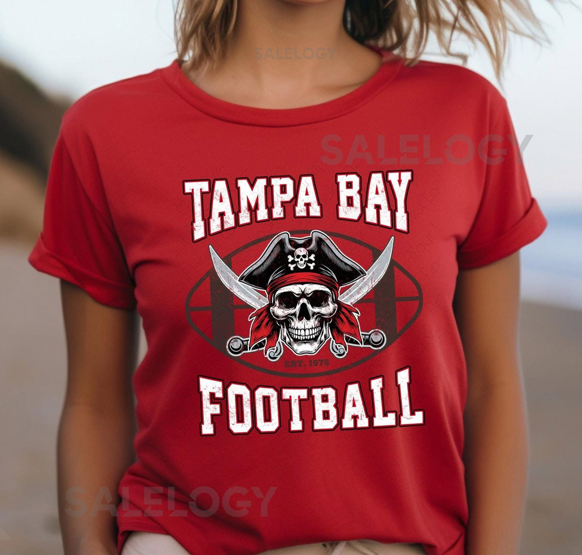 Tampa Bay Football Fan Shirt Pirate Skull - Unisex t-shirt_176