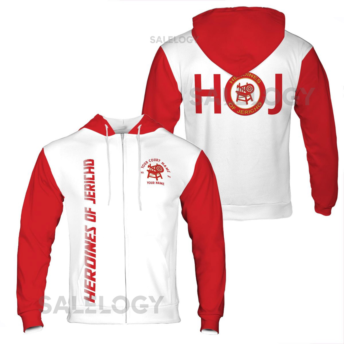 Customized Name Heroines of Jericho Hoodie S-5XL_88