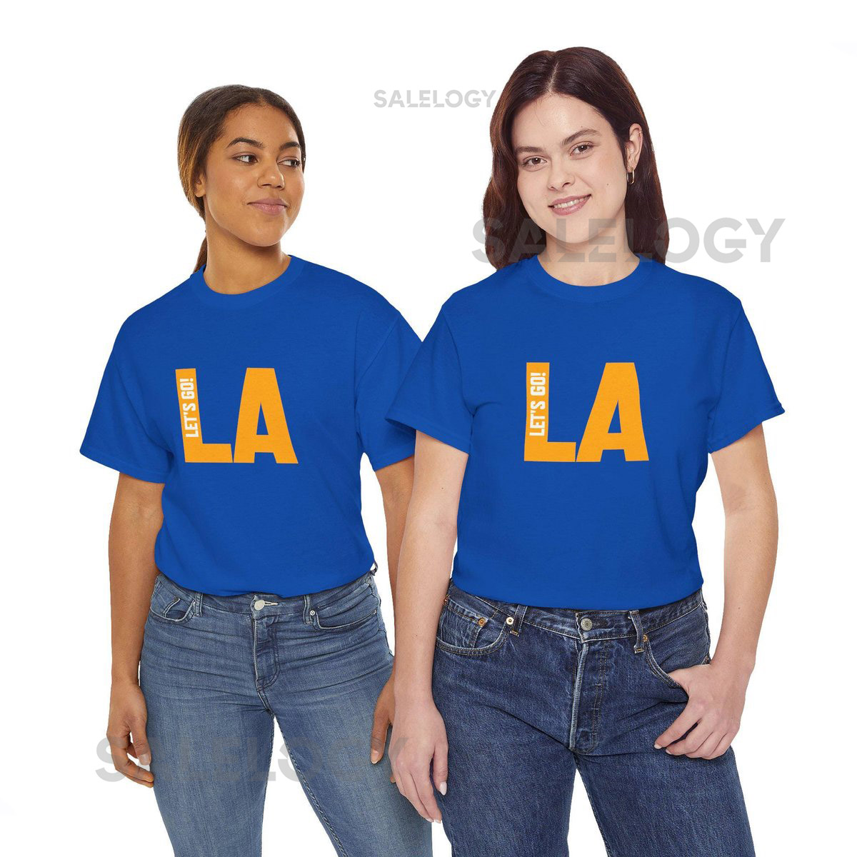Los Angeles Let's Go LA T-shirt Support LA Los Angeles City Football Group Shirt_573