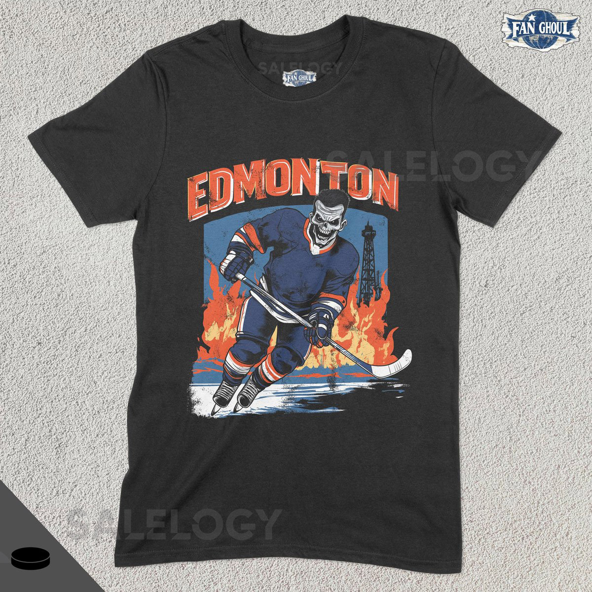 Edmonton Hockey Shirt Edmonton Oiler Sports Tee Ice Hockey Team Clothing Hockey Fan Gift Hockey Lover Apparel Vintage Edmonton Alberta_134