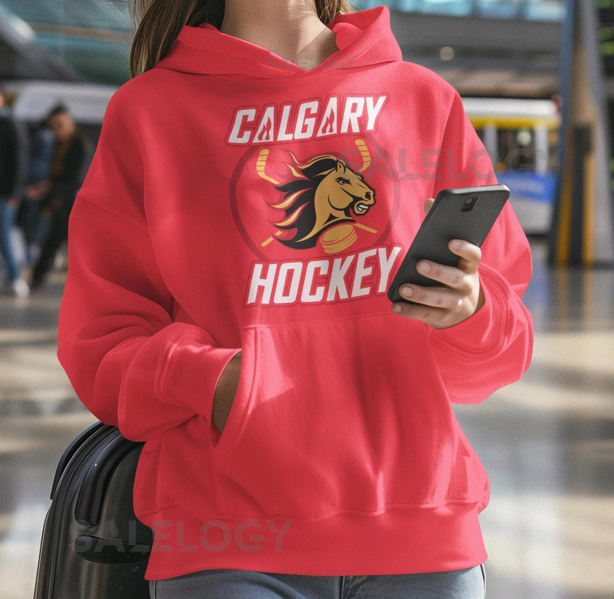 Calgary Hockey Hoodie Stampede City Flames Fan Gift_51
