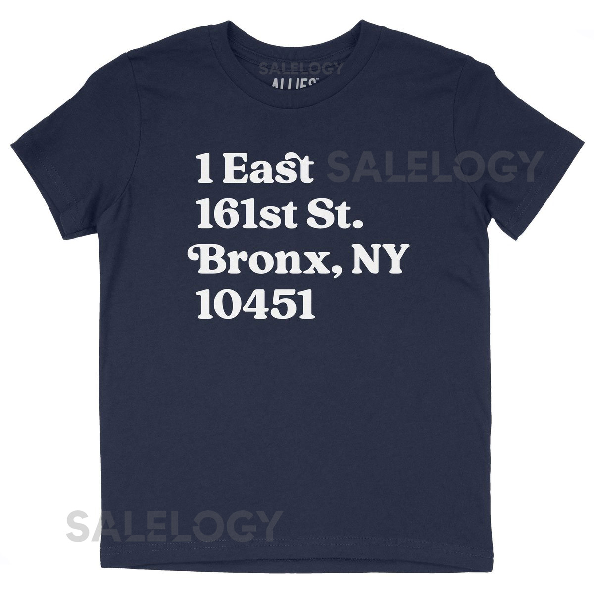 New York Baseball Stadium Bronx Kids T-Shirt Youth Fan Tee Stadium Address Shirt for Boys Girls Teens Unisex Bronx NY Baseball Gift_658