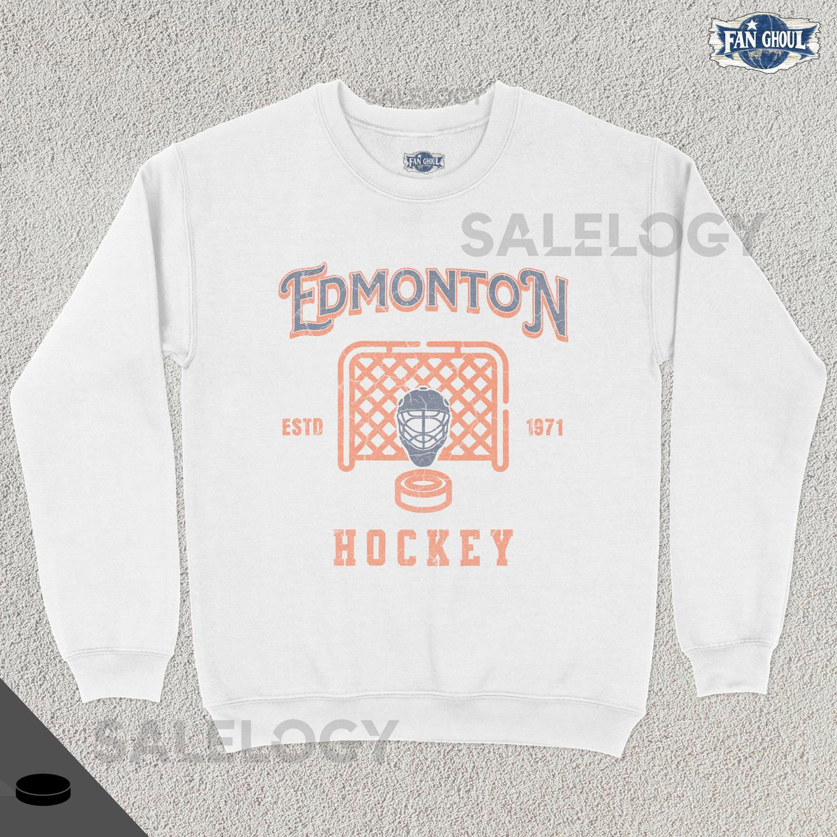 Vintage Edmonton Hockey Crewneck Canada Sports Sweatshirt Sports Clothing Hockey Fan Gift Hockey Apparel Vintage Sweater Oiler Shirt_113