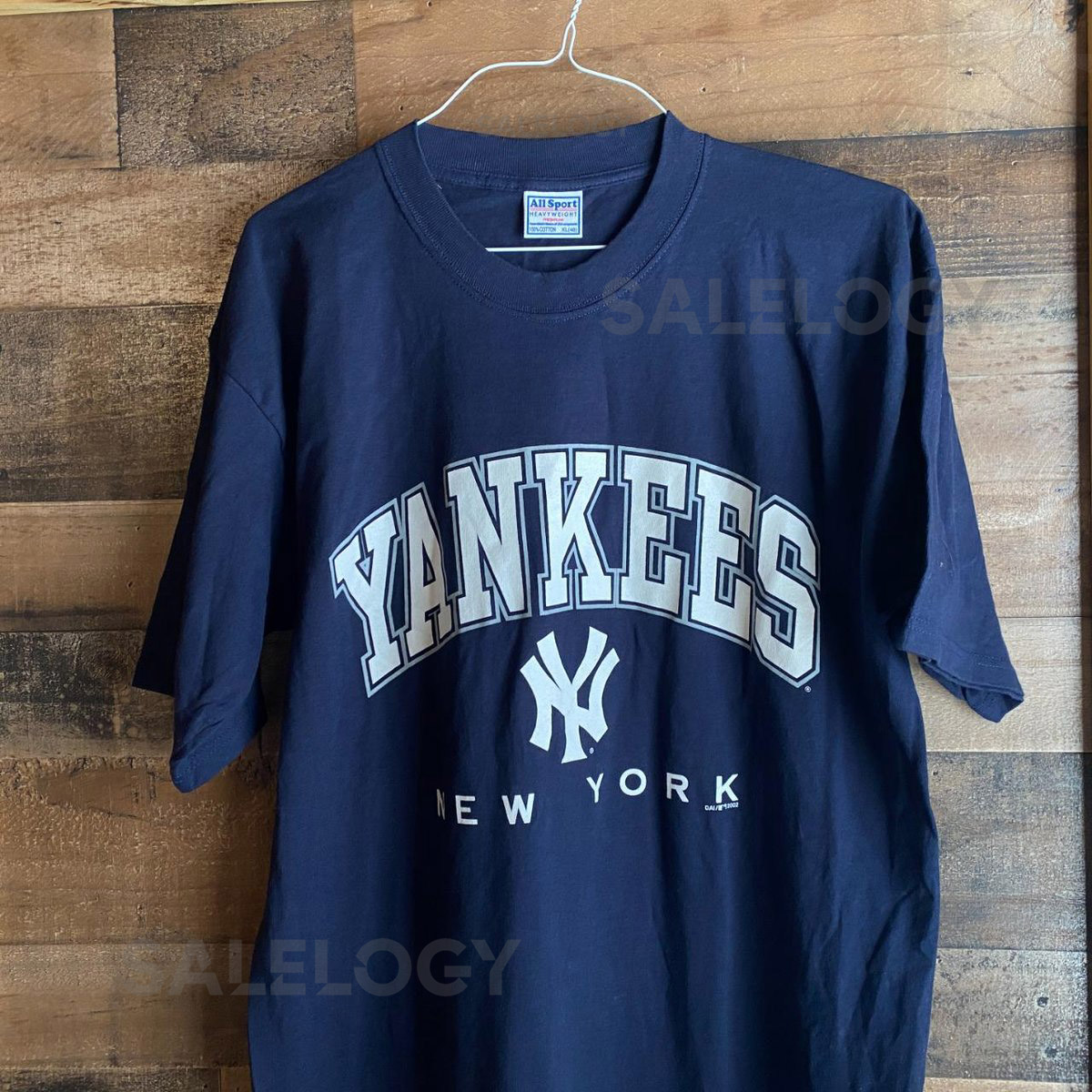 New York Yankees T-Shirt True Vintage 2002 Adult Mens XL Big Print MLB Baseball All Sport Tee_32