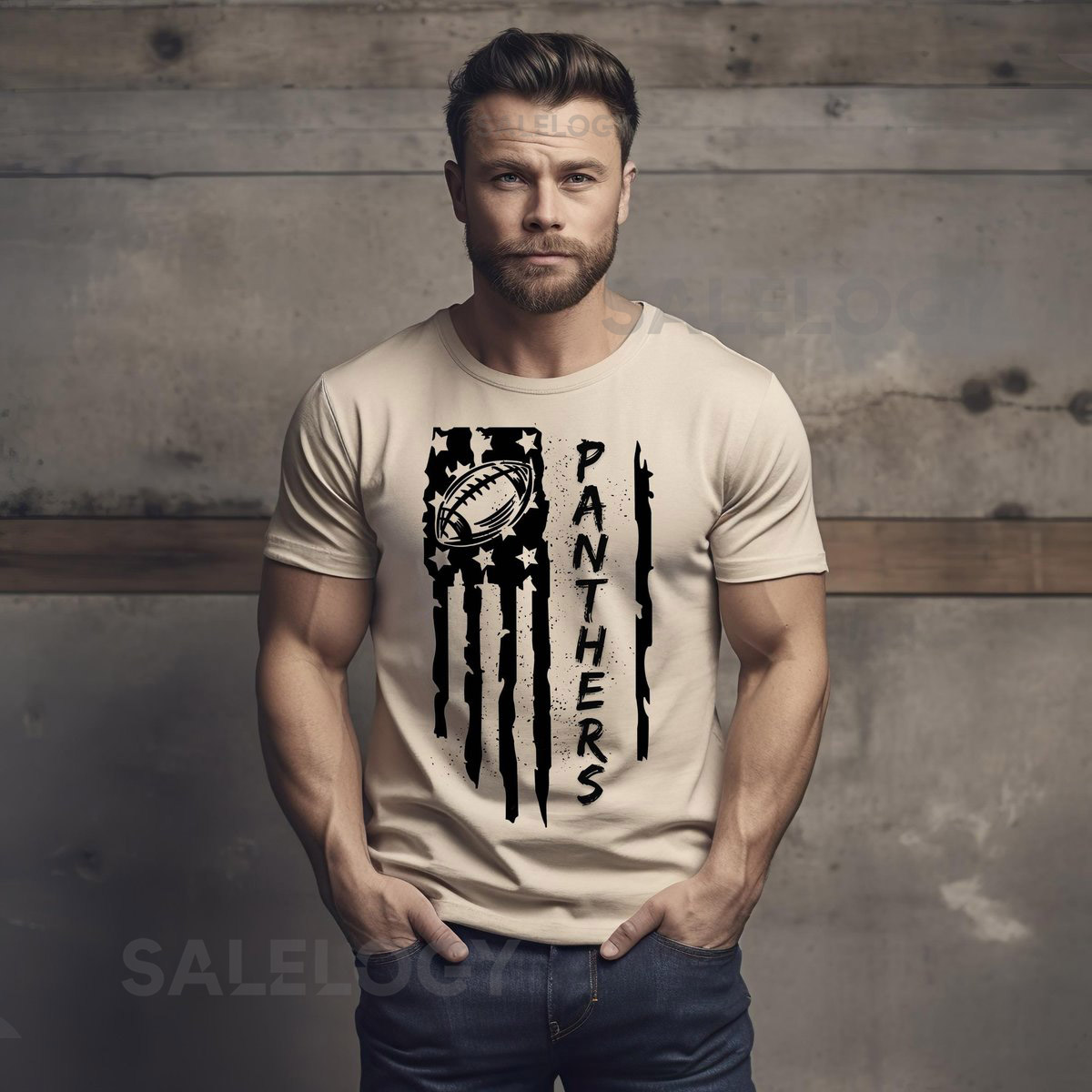 Panthers Football Team T-Shirt Football Fan Tee Sports Shirt Game Day Apparel Panthers Shirt_817