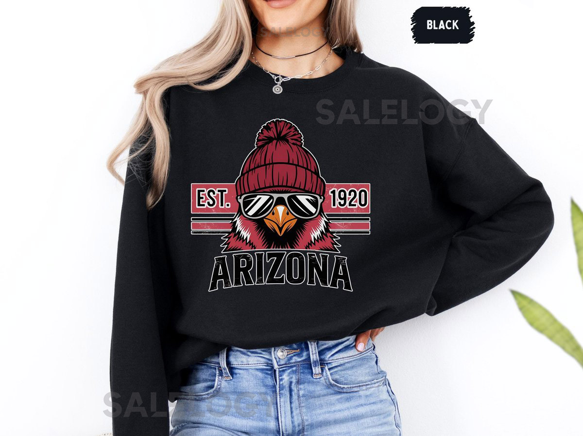 Arizona Football Sweatshirt Game Day Sweatshirt Sports Fan Gift Football Apparel Athletic Crewneck_81