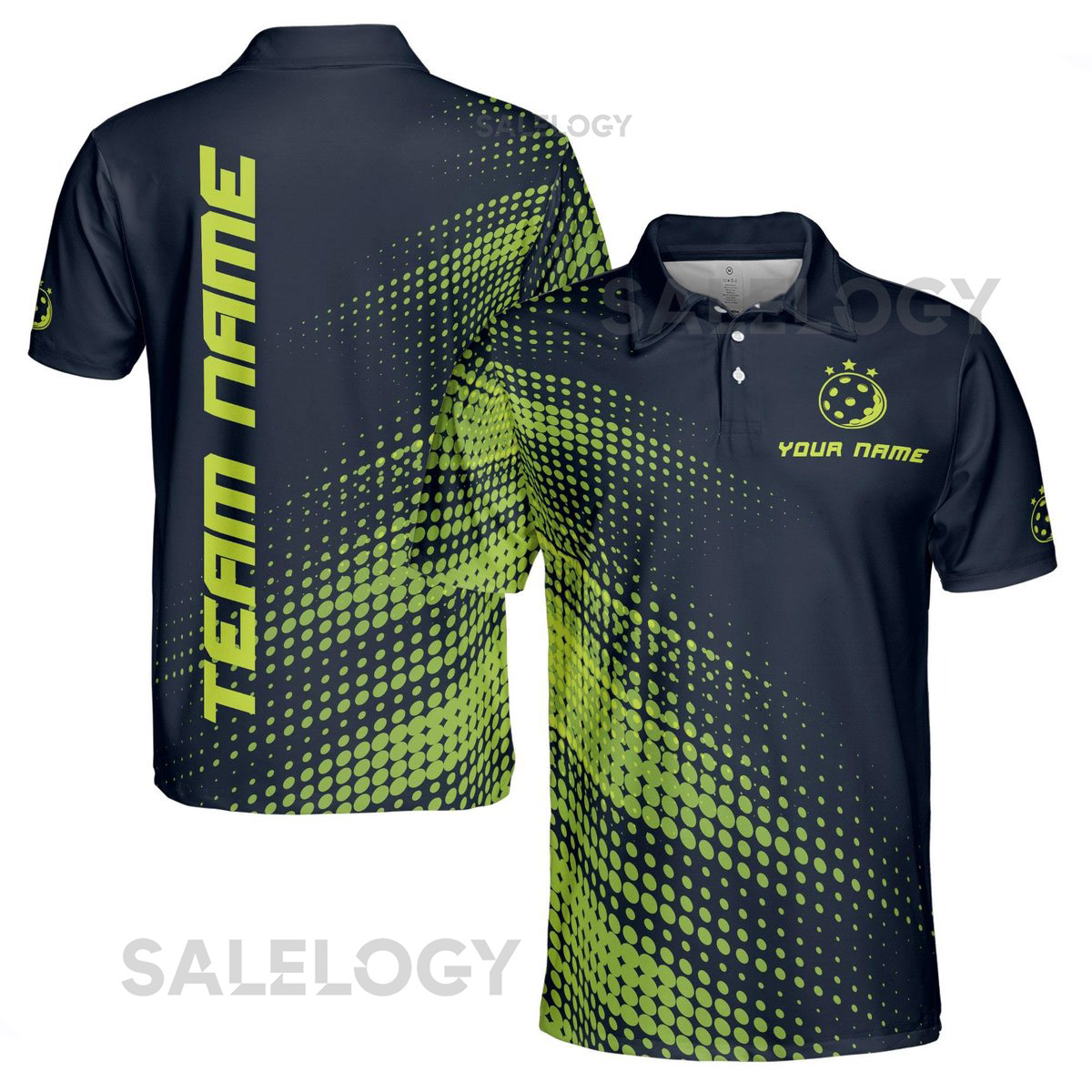 Customized Name Team Pickleball Player Championship Men's Polo Shirt S-5XL_446