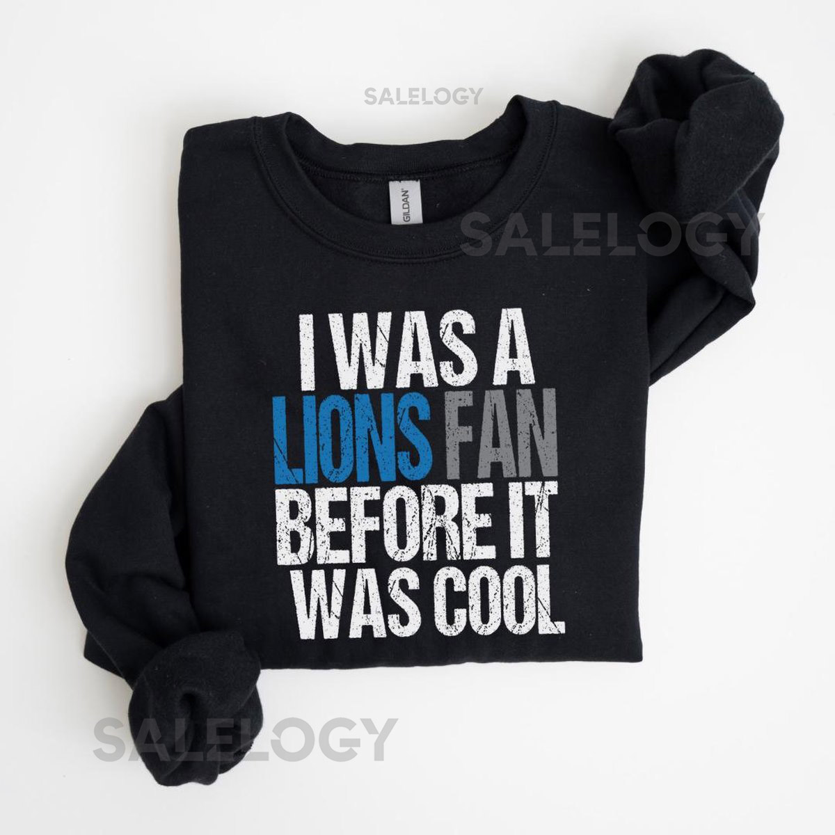 I Was A Lions Fan Before It Was Cool Shirt Detroit Football Shirt Lions Football_514