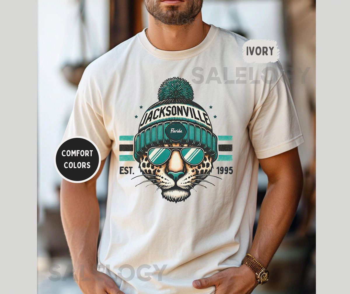 Jacksonville Football Comfort Colors T-shirt Jacksonville Fan Apparel Sports Tee Game Day Shirt Team Merchandise Distressed _585