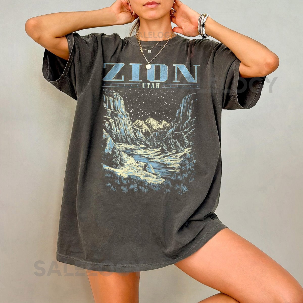 Zion National Park Shirt Retro Comfort Colors T Shirt Aesthetic Hiking Utah Tshirt Oversized National Park Shirt Vacation Graphic Tee_830