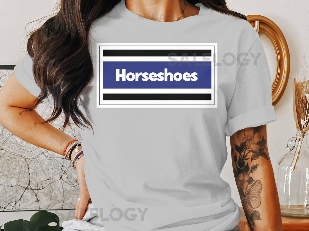 Indianapolis Colts Horseshoes Football Short-Sleeve Long-Sleeve T-_474